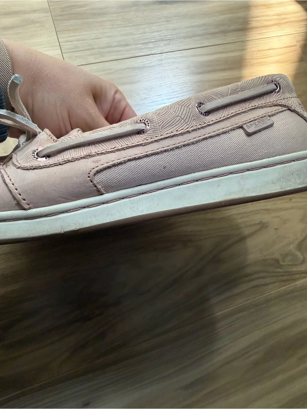Sperry Women's Blush Pink Boat Shoes 8